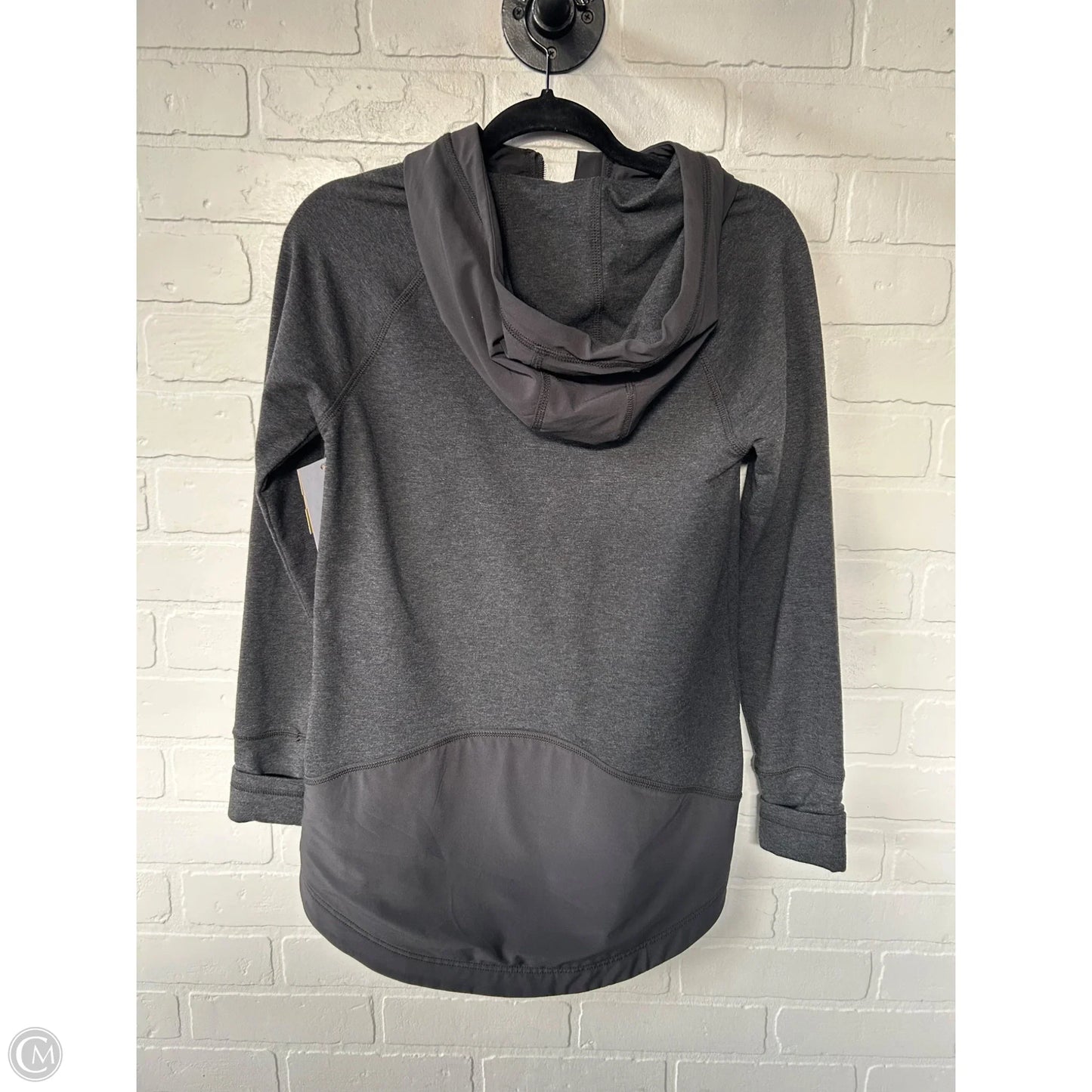 Sweatshirt Hoodie By Eddie Bauer In Grey, Size: Xs