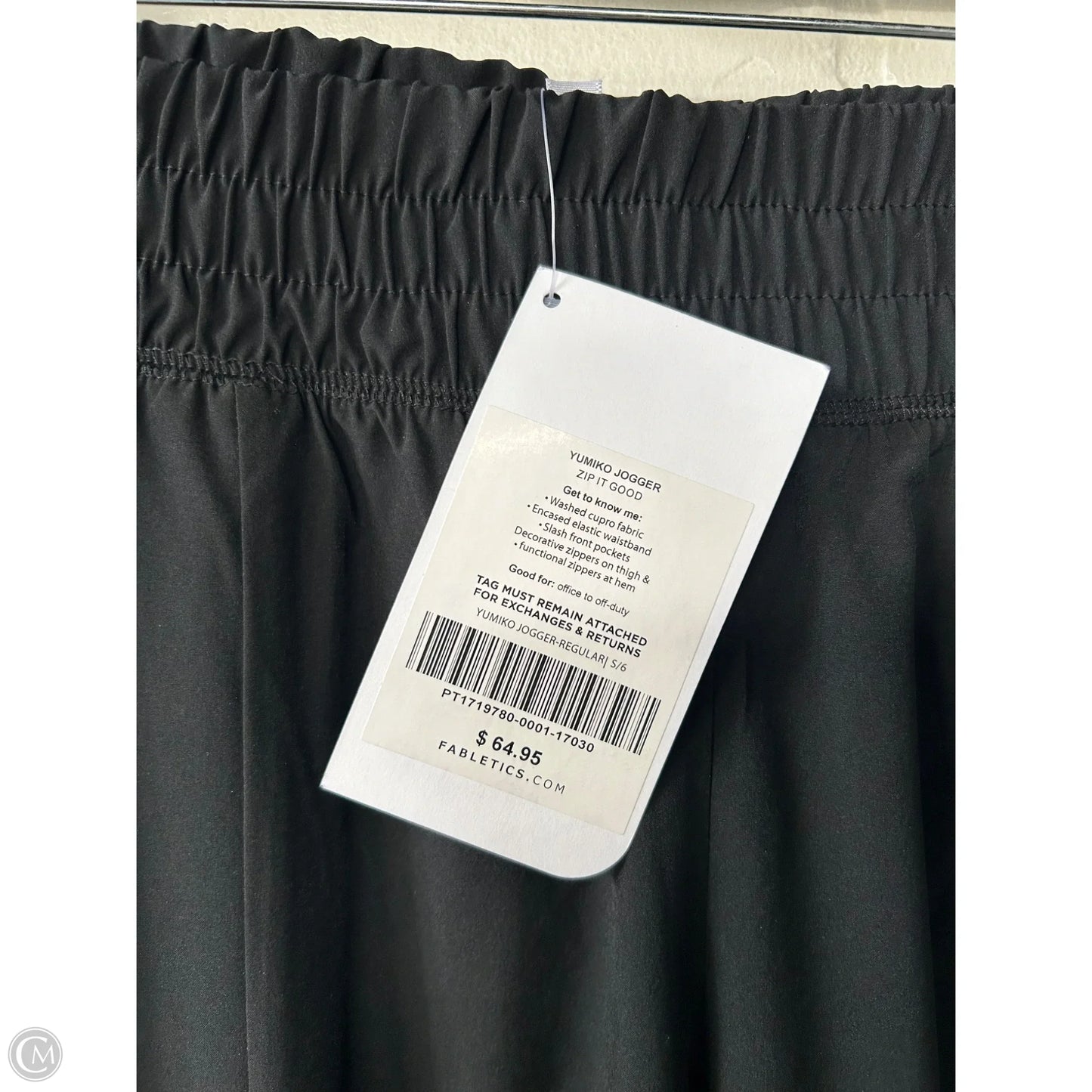 Athletic Pants By Fabletics In Black, Size: 4