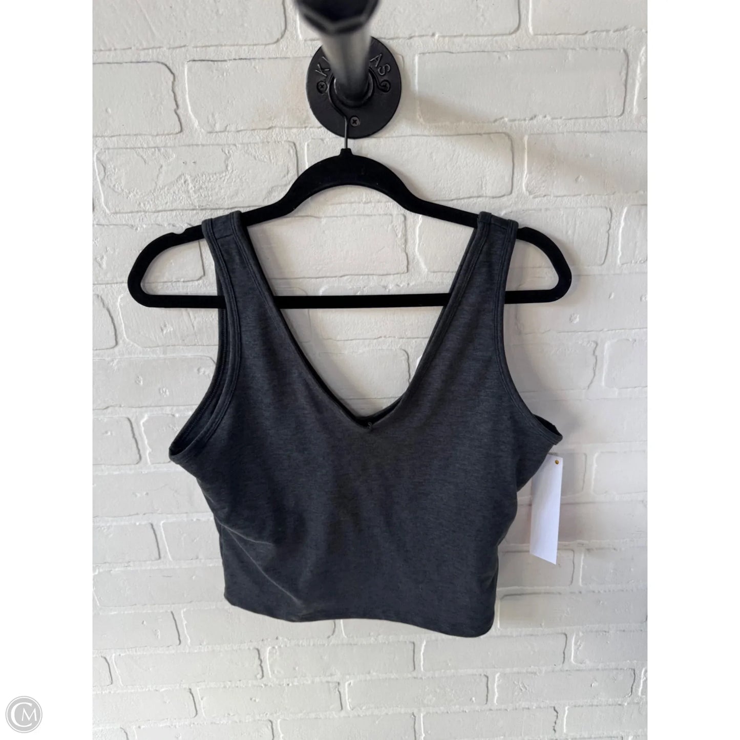Athletic Tank Top By Gapfit In Grey, Size: L