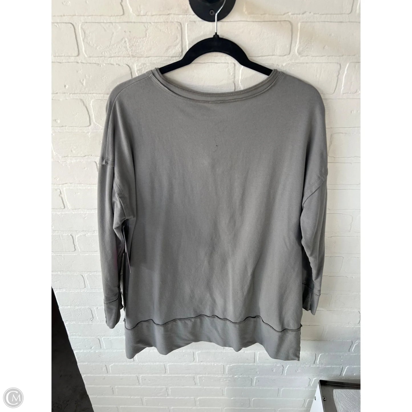 Top Long Sleeve By Soft Surroundings In Grey, Size: L