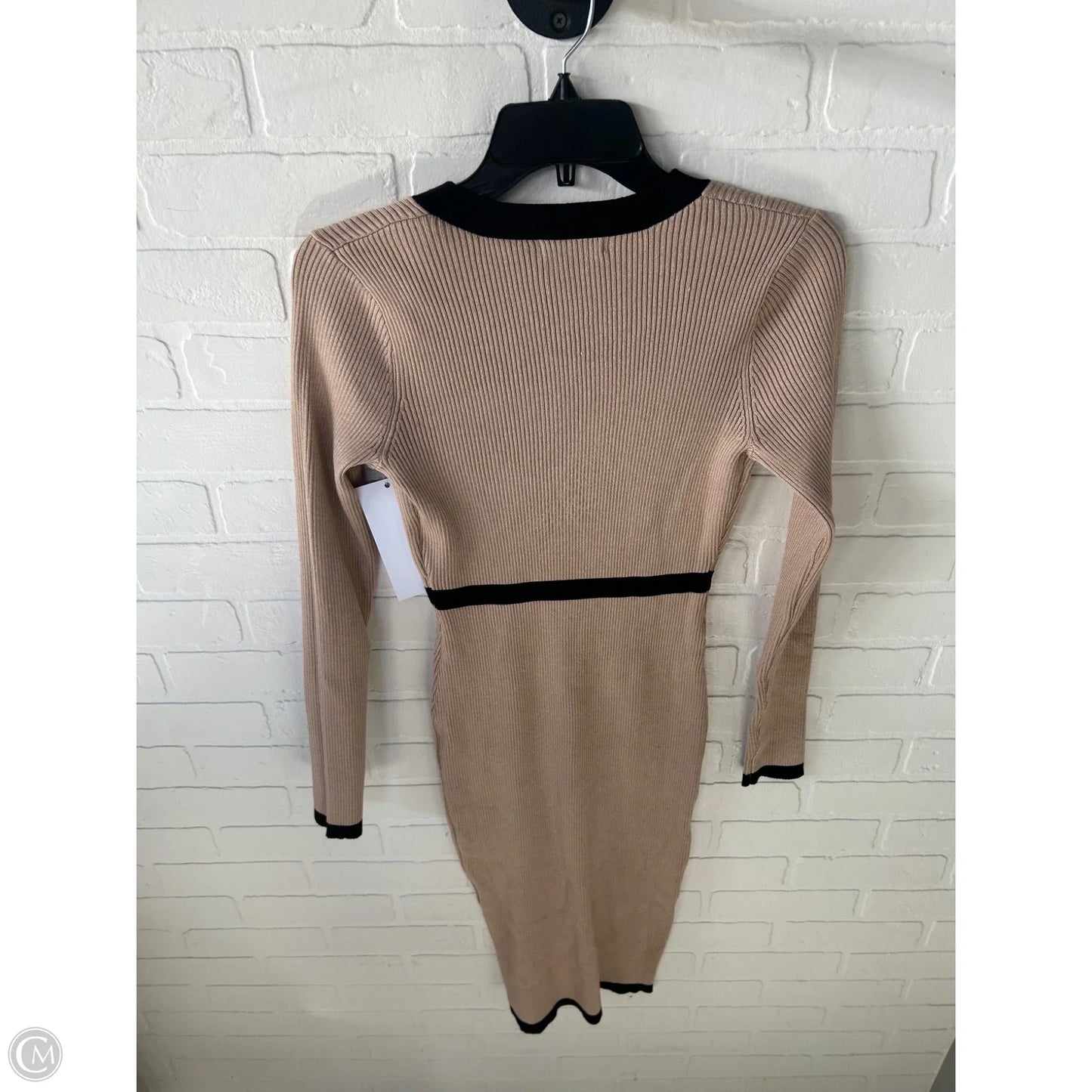 Dress Sweater By Fashion Nova In Black & Brown, Size: L
