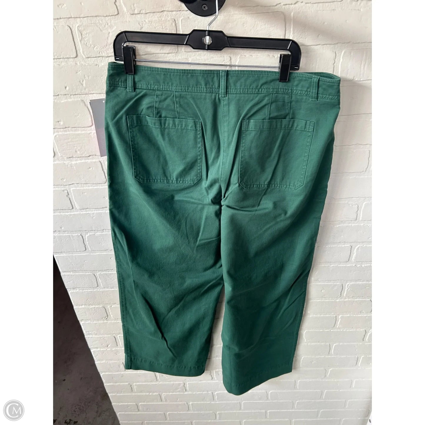 Pants Wide Leg By Talbots In Green, Size: 14