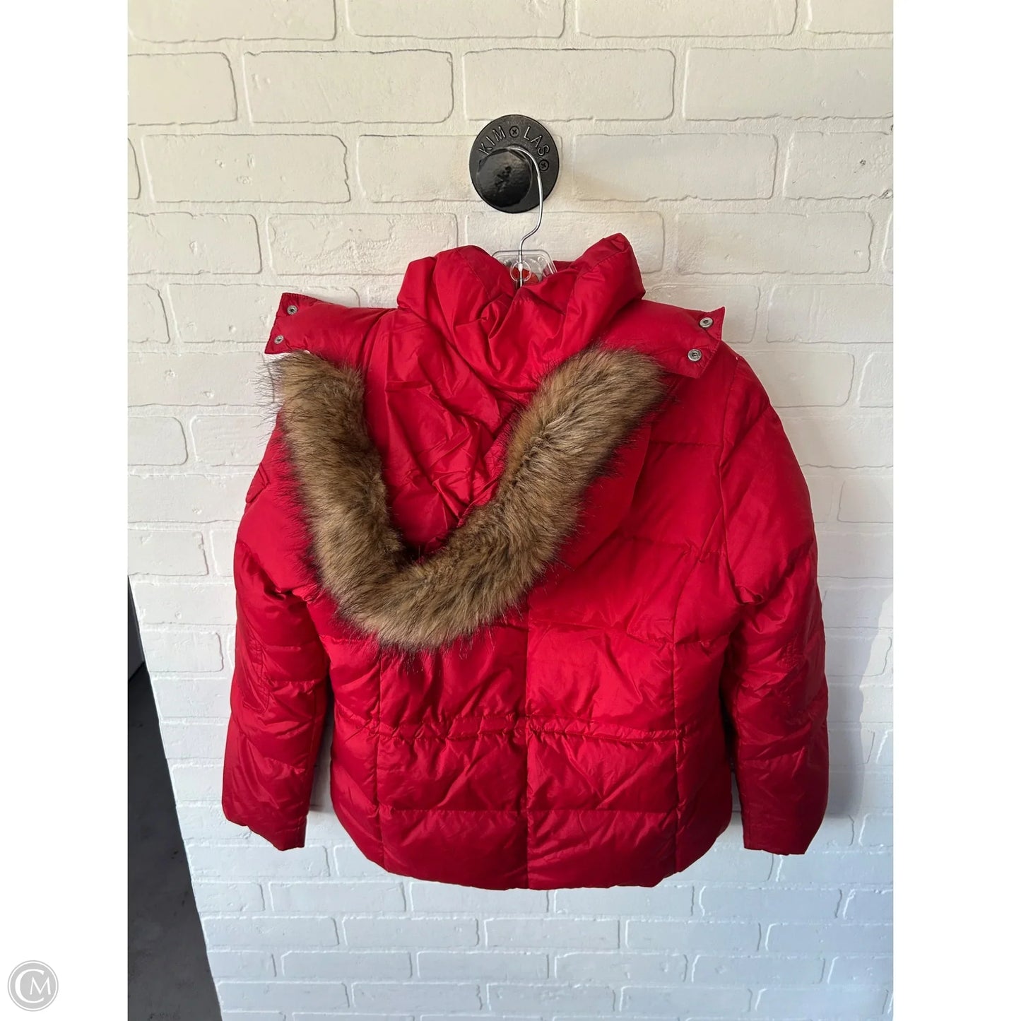 Coat Puffer & Quilted By Marc New York In Red, Size: S