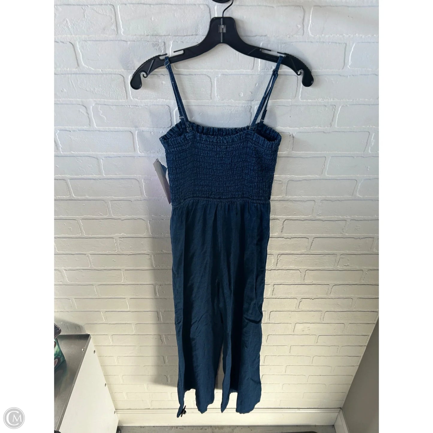 Jumpsuit By Pilcro In Blue Denim, Size: Xs