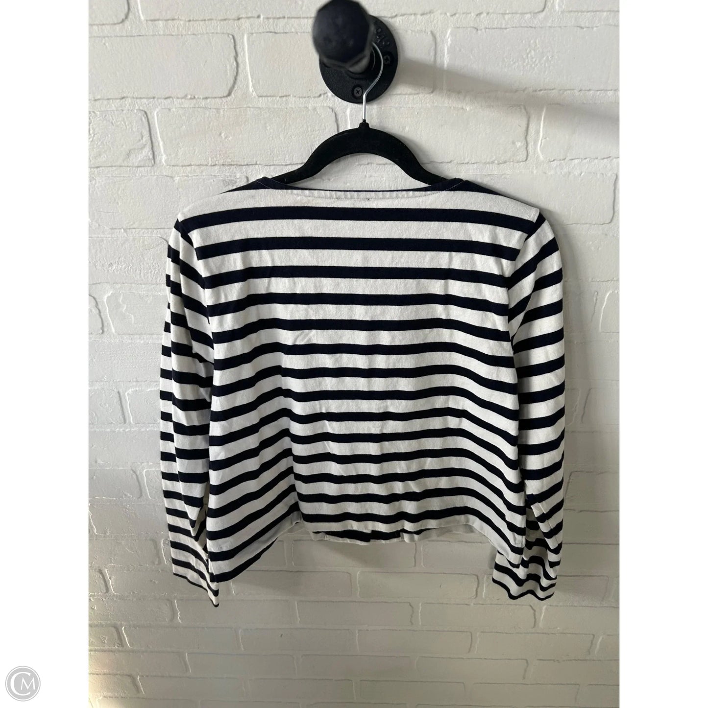 Cardigan By Talbots In Blue & White, Size: Lp