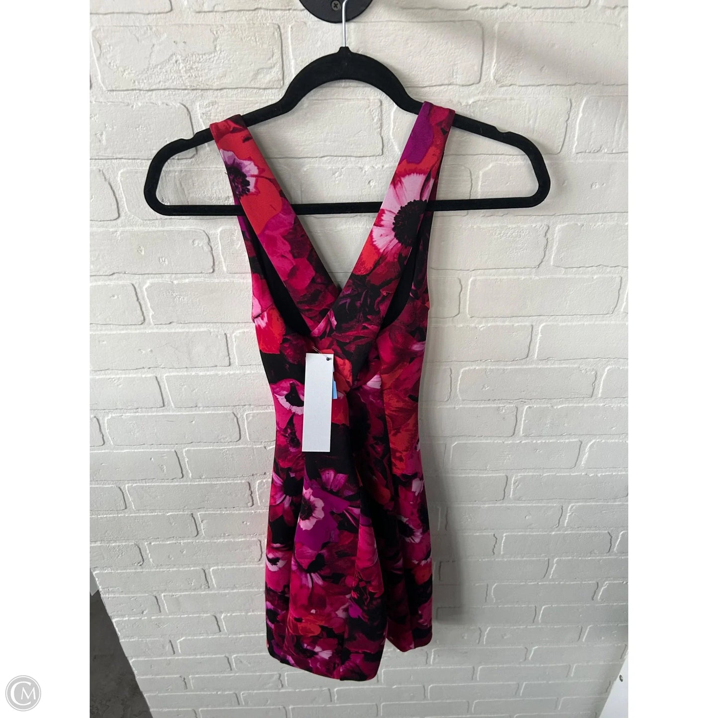 Dress Party Short By Guess In Black & Red, Size: S