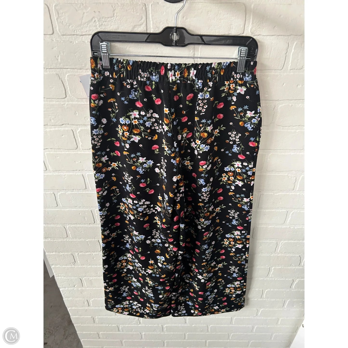 Pants Wide Leg By Roz And Ali In Black & Pink, Size: 4/S