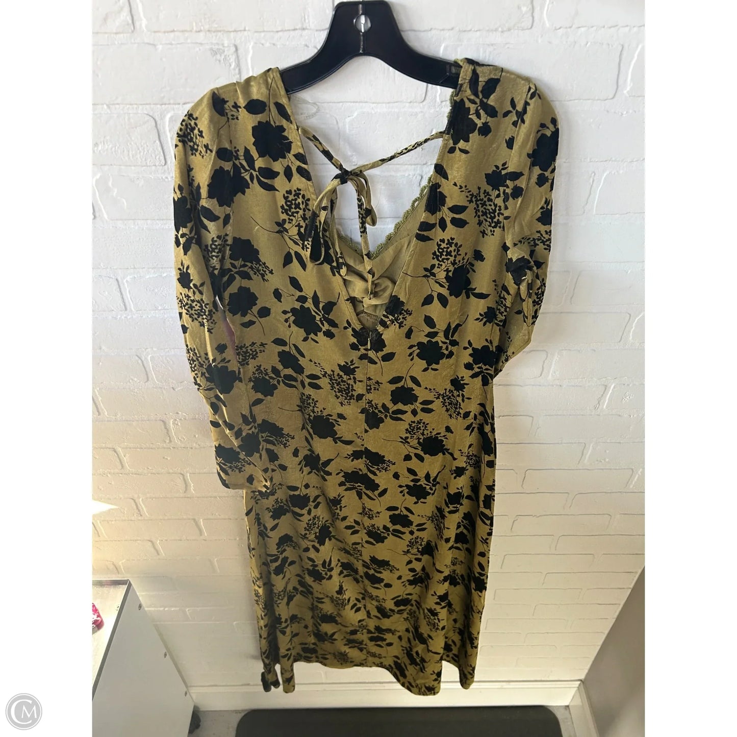 Dress Party Long By Glamorous In Black & Green, Size: M