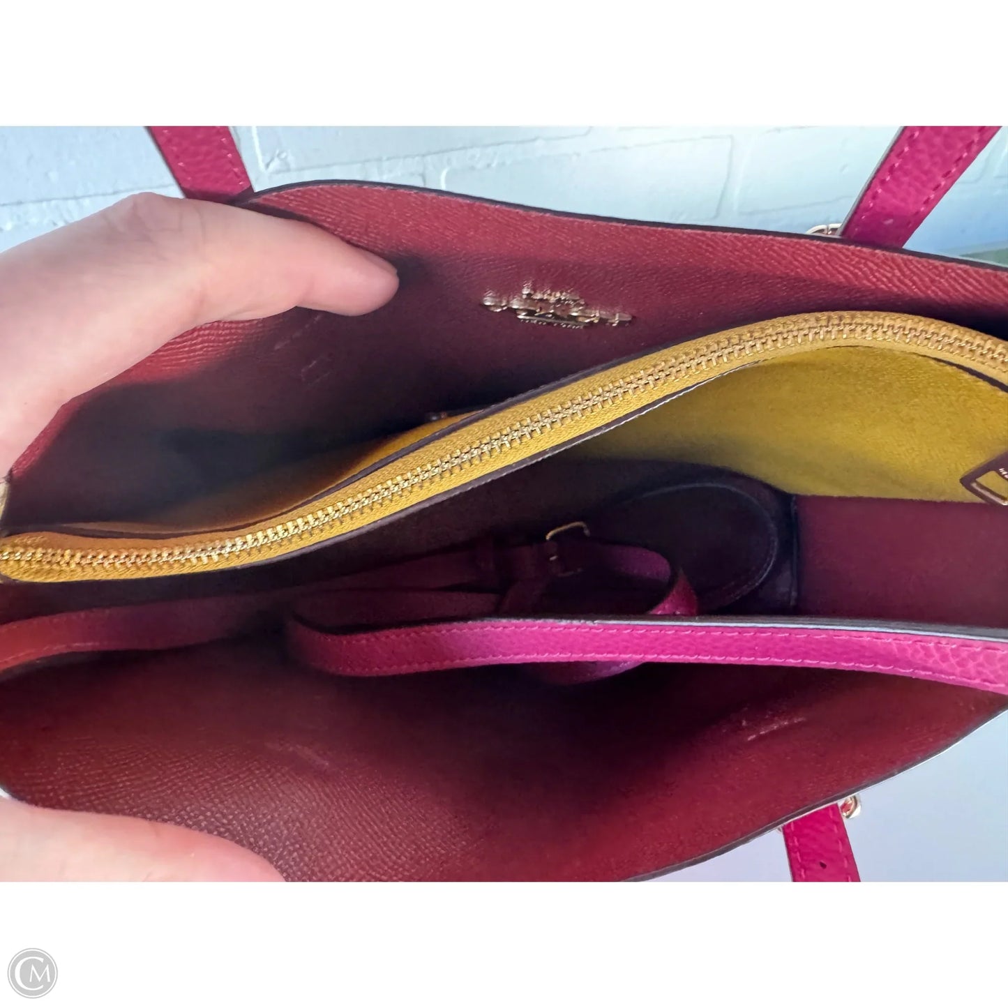 Tote Designer By Coach, Size: Small