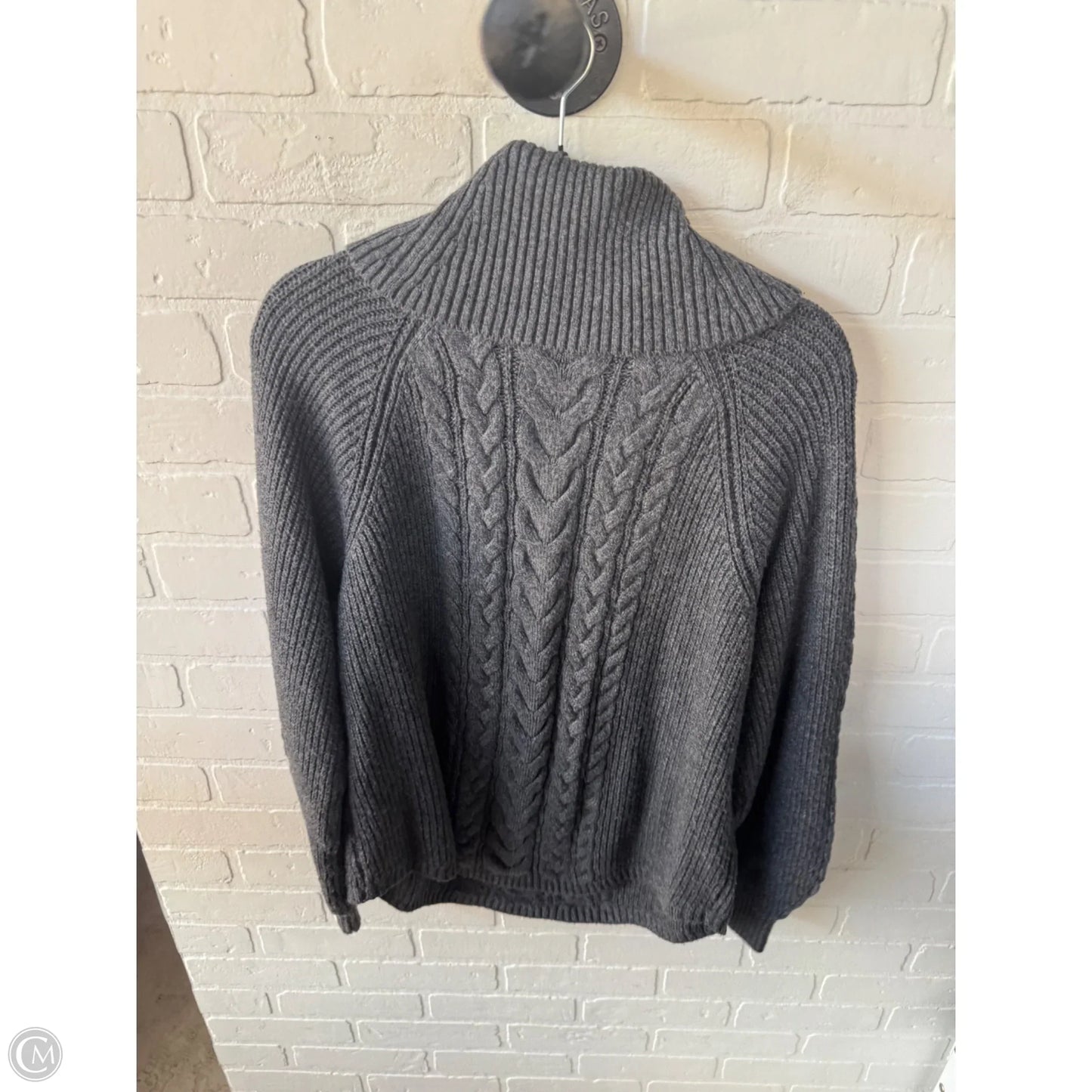 Sweater By Lane Bryant In Grey, Size: 1x