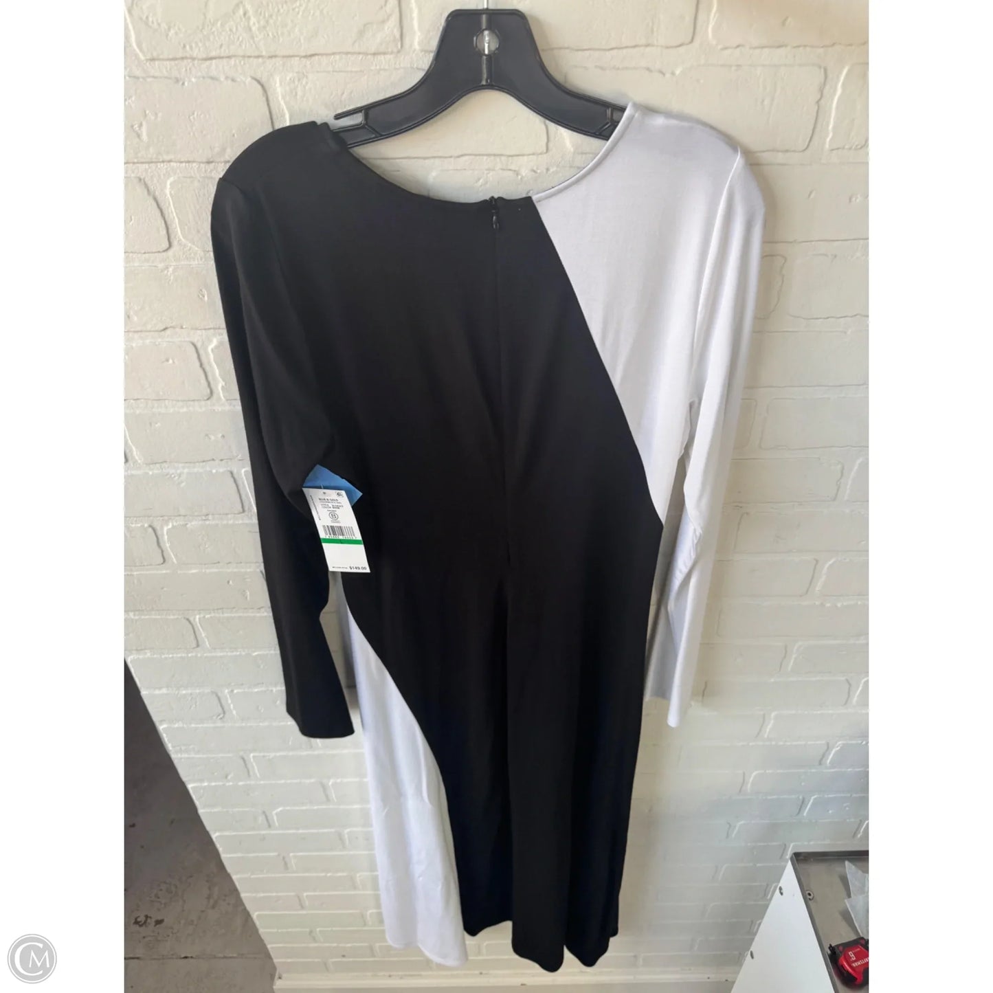 Dress Casual Maxi By Karen Kane In Black & White, Size: L