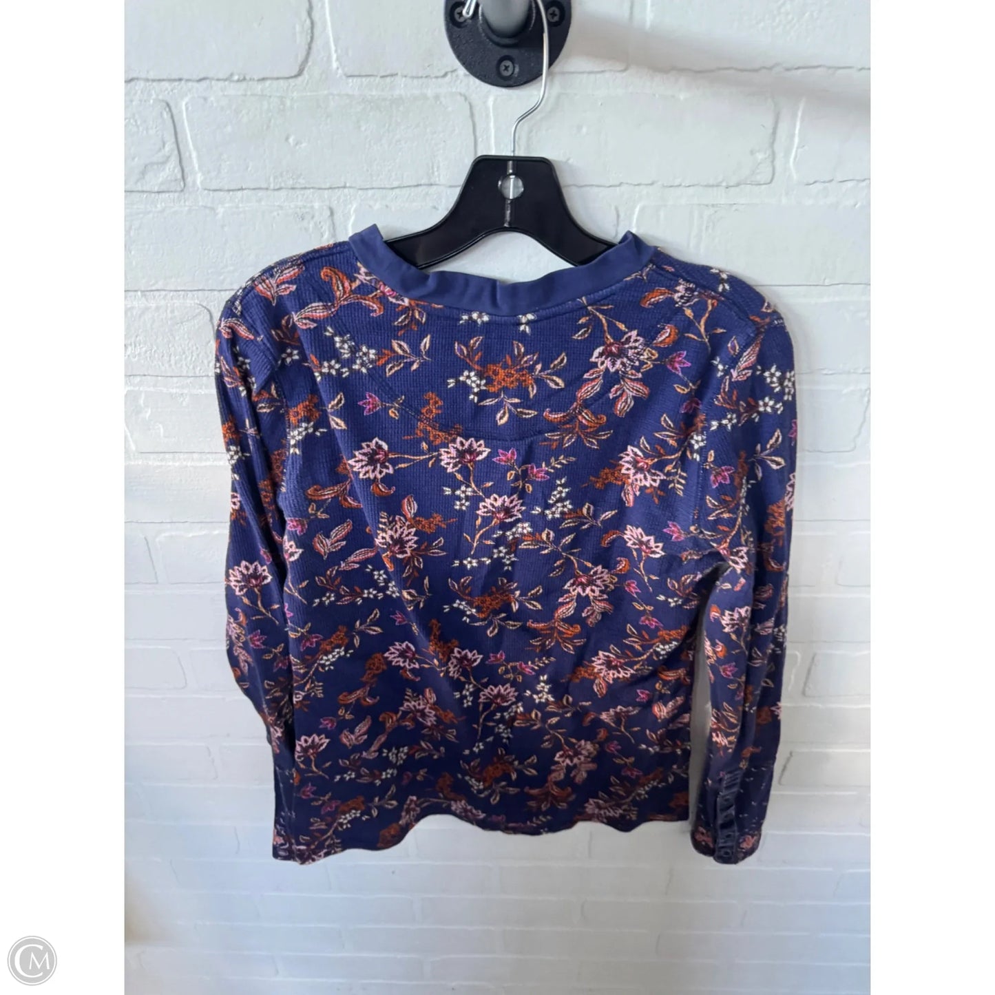 Top Long Sleeve By Sundance In Orange & Purple, Size: L