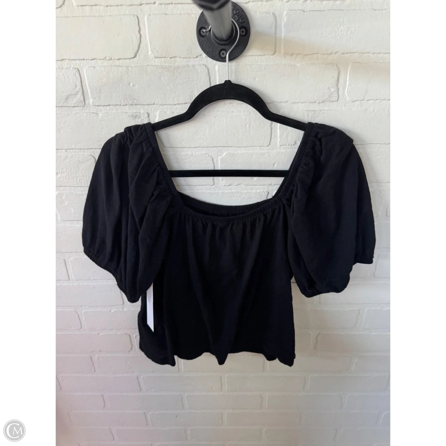Top Short Sleeve By Old Navy In Black, Size: Lp