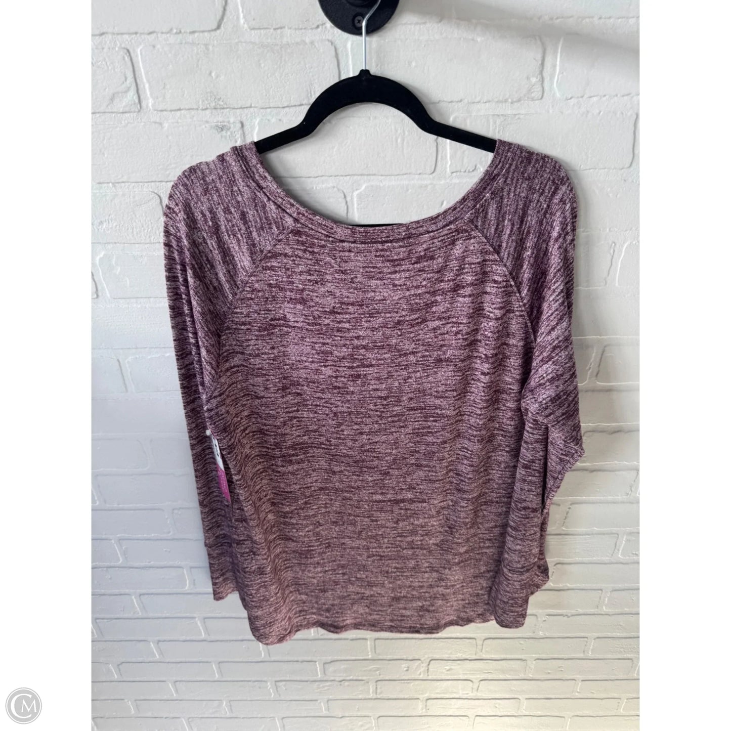 Athletic Top Long Sleeve Crewneck By Athleta In Red, Size: Xl