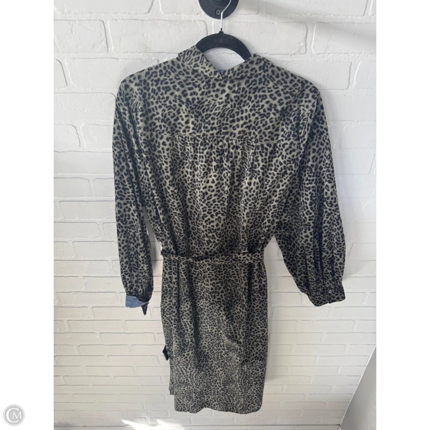 Dress Casual Midi By Tommy Bahama In Black & Green, Size: Xl