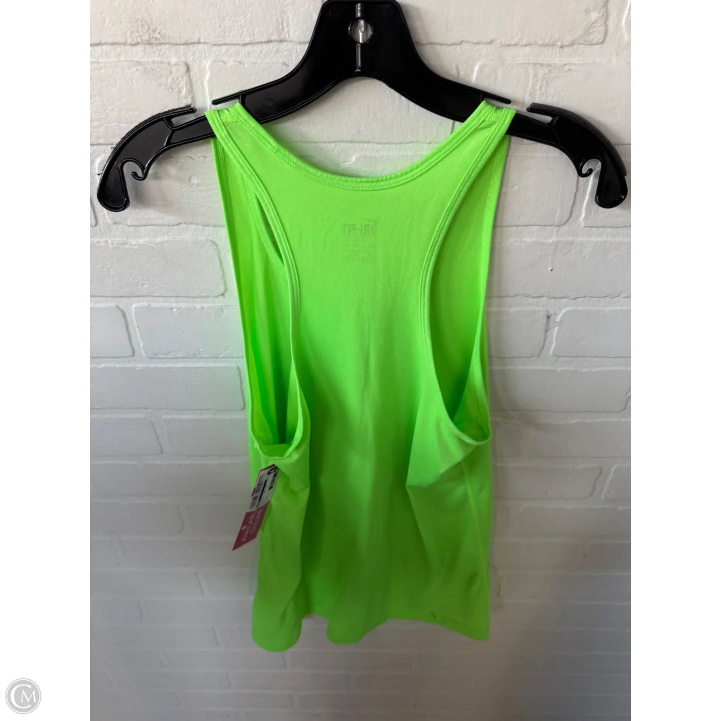 Athletic Tank Top By Nike In Green, Size: M