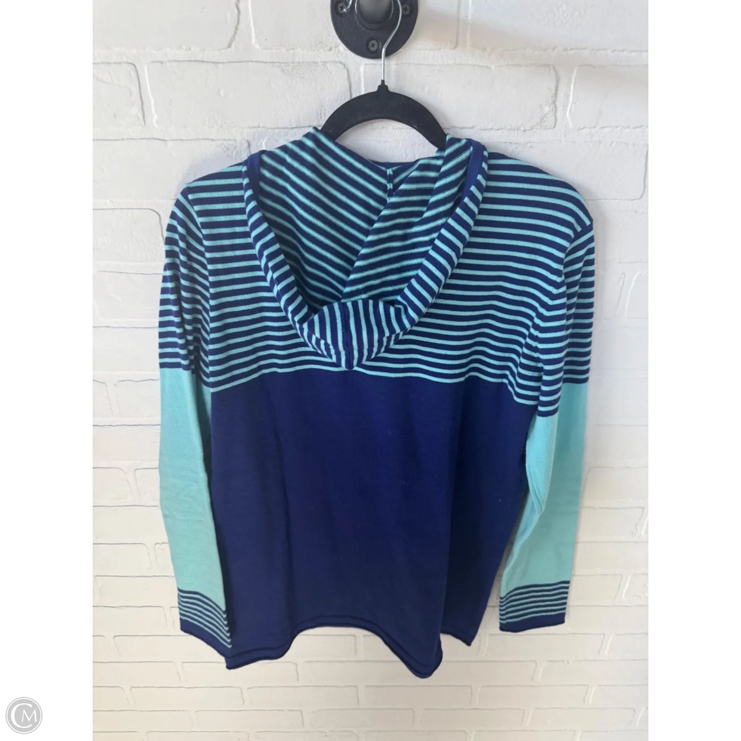 Athletic Top Long Sleeve Hoodie By Title Nine In Blue, Size: Xl