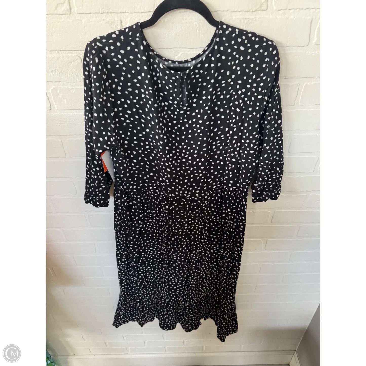 Dress Casual Midi By Beachlunchlounge In Black & White, Size: S