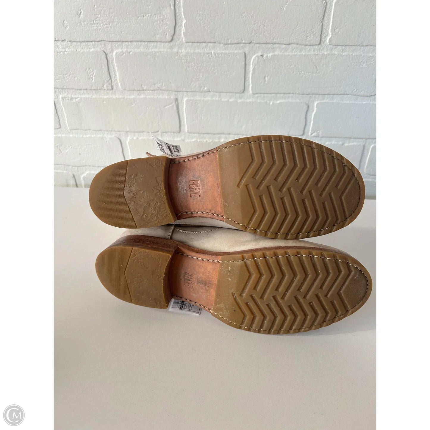 Boots Designer By Frye In Tan, Size: 9