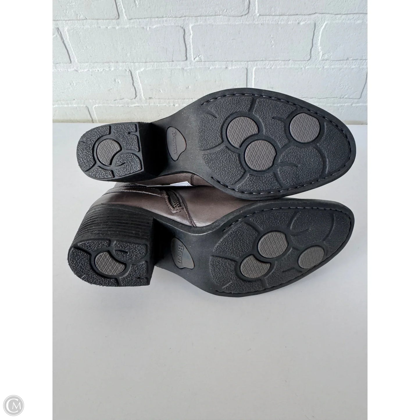 Boots Ankle Heels By Born In Brown, Size: 8.5