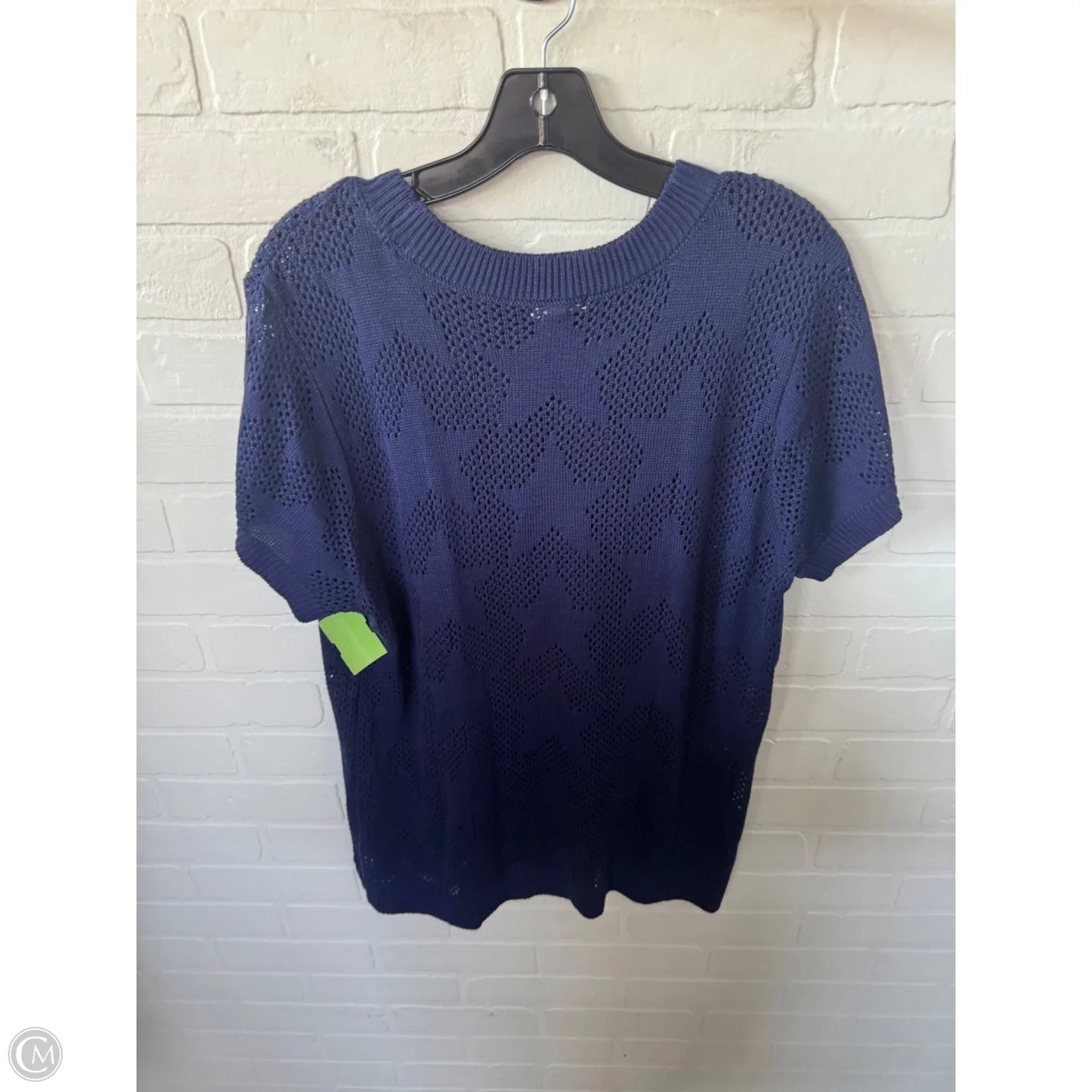Sweater Short Sleeve By Maurices In Blue, Size: Xl
