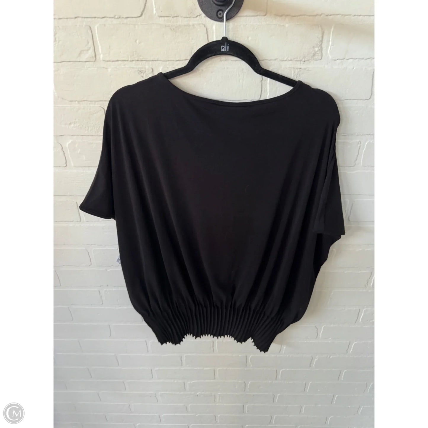 Top Short Sleeve By Chicos In Black, Size: M