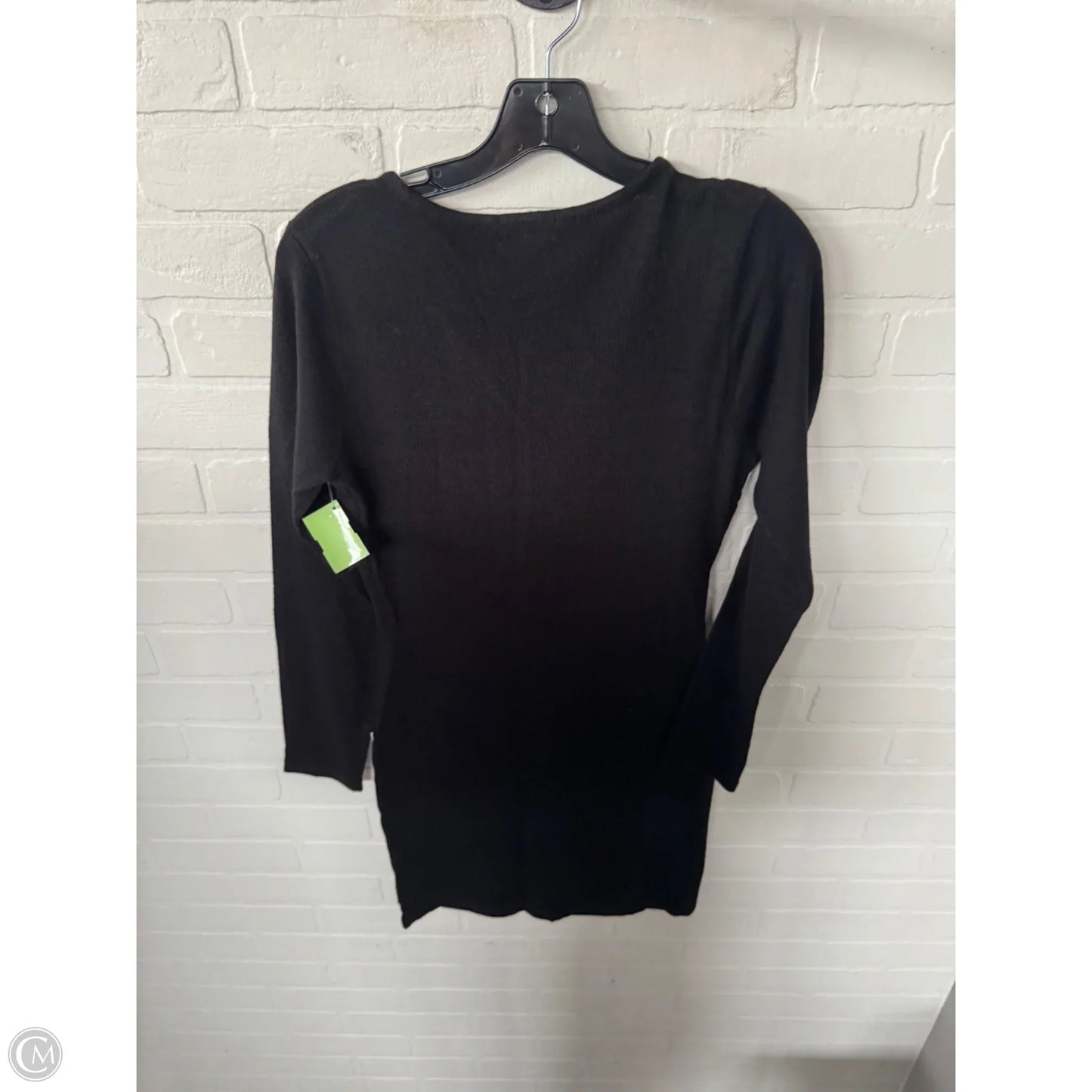 Dress Sweater By Venus In Black & White, Size: S