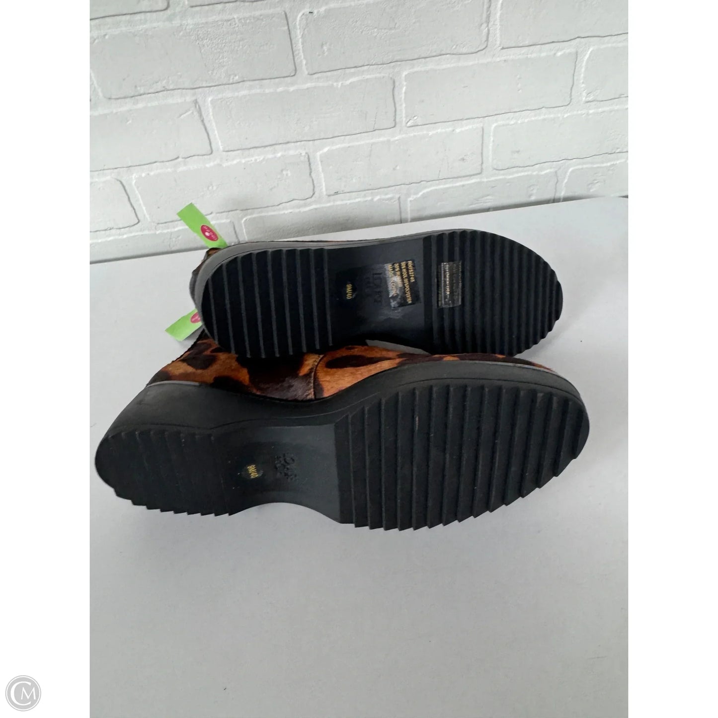 Boots Ankle Flats By Louise Et Cie In Animal Print, Size: 9