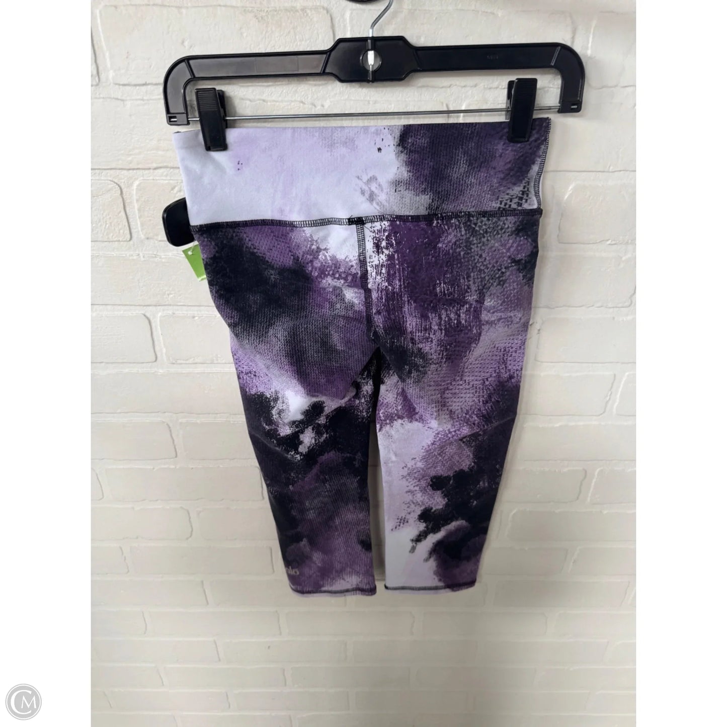 Athletic Leggings Capris By Alo In Purple & White, Size: 0