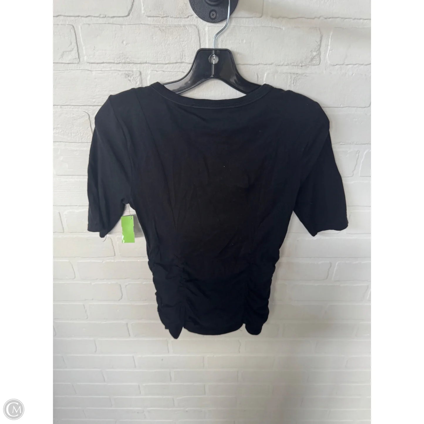 Top Short Sleeve By White House Black Market In Black, Size: Xs