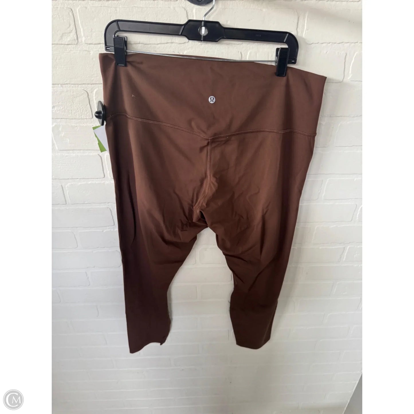 Athletic Leggings By Lululemon In Brown, Size: 18