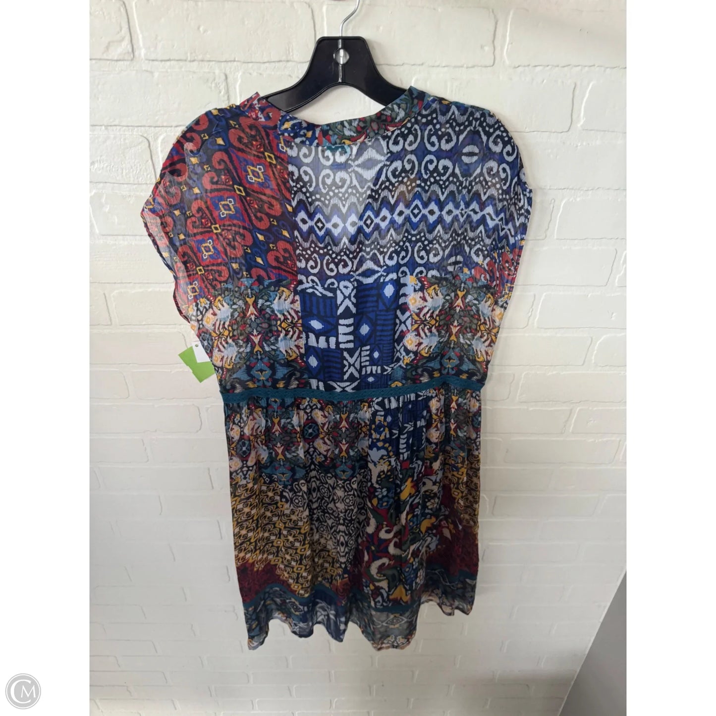 Dress Set 2pc By Sundance In Blue & Red, Size: S