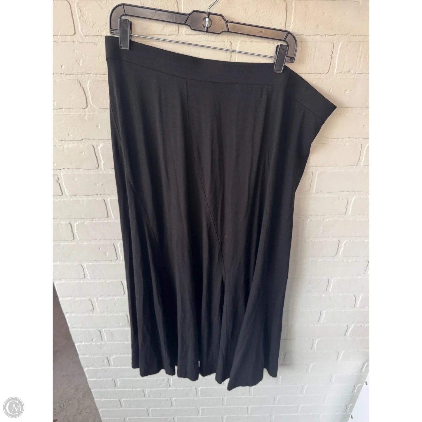 Skirt Maxi By Chicos In Black, Size: 16
