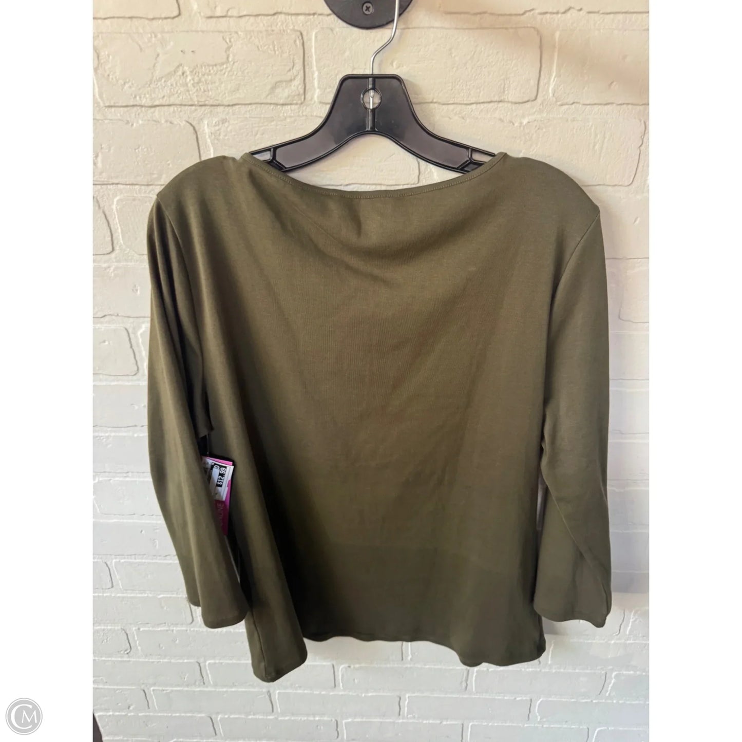 Top Long Sleeve By Lauren By Ralph Lauren In Green, Size: Xl