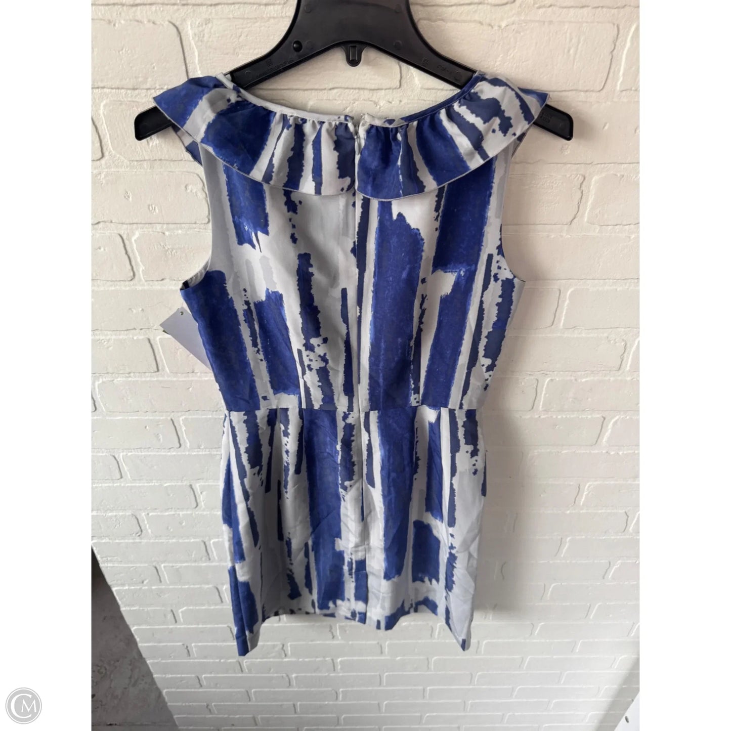 Dress Work By Banana Republic In Blue & Grey, Size: S