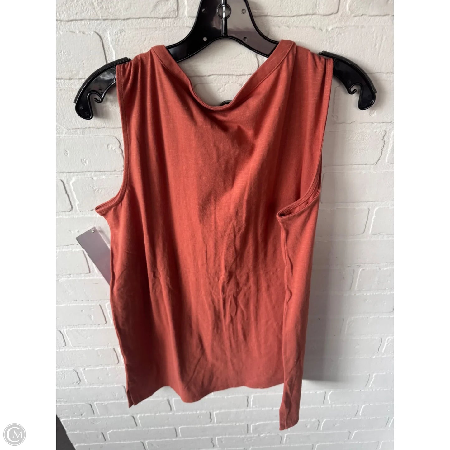 Top Sleeveless By Talbots In Orange, Size: L
