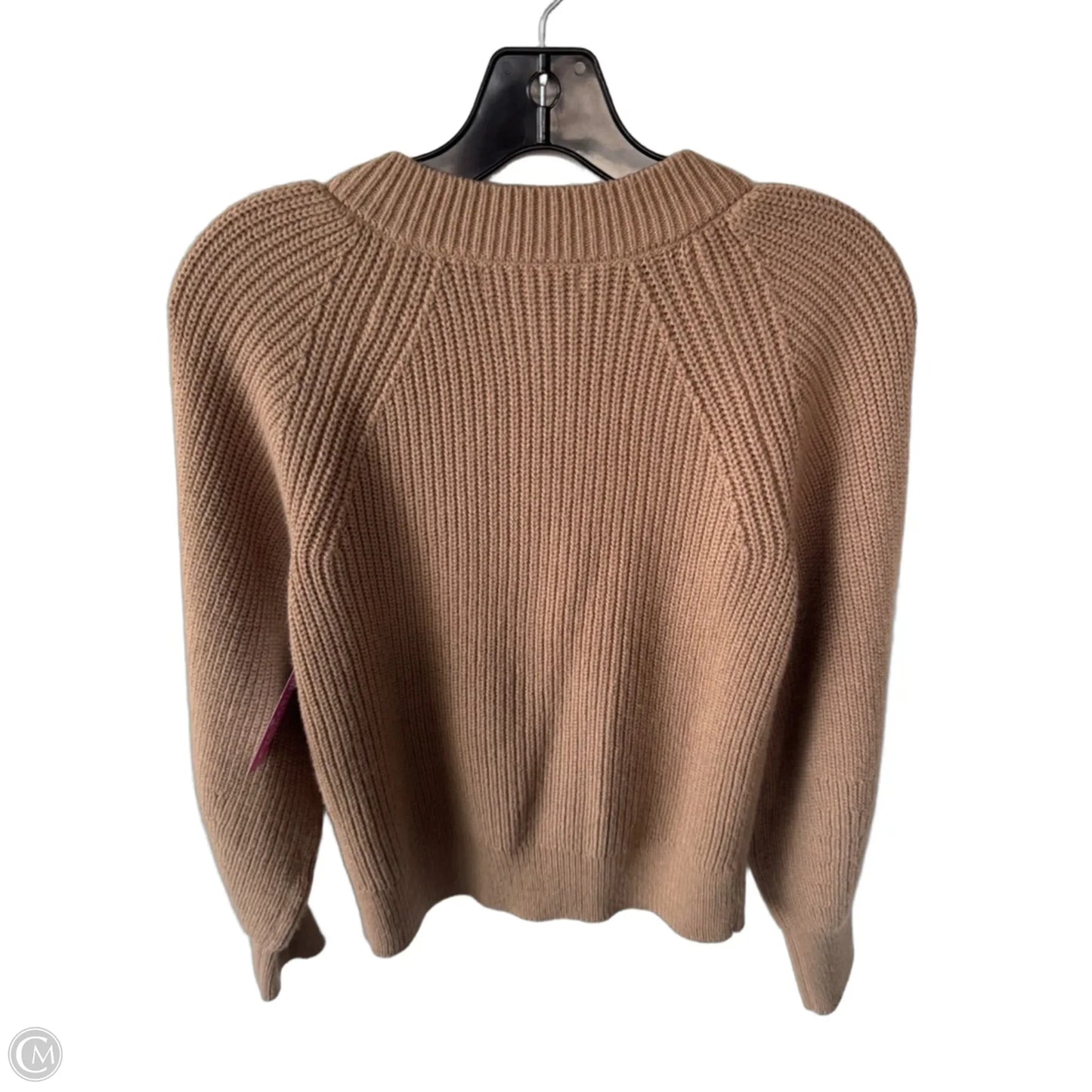 Sweater Cardigan By Banana Republic In Tan, Size: S