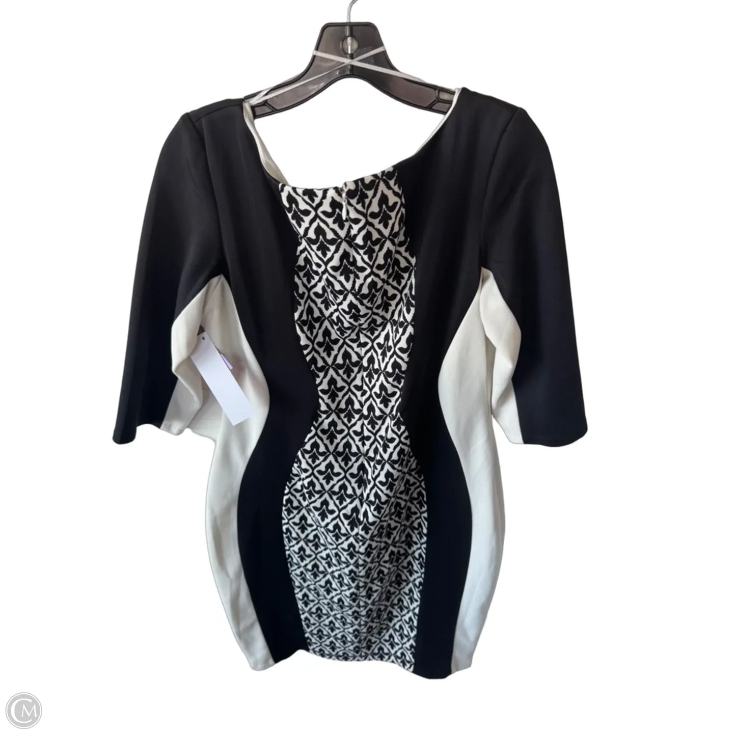Dress Work By Sangria In Black & White, Size: L