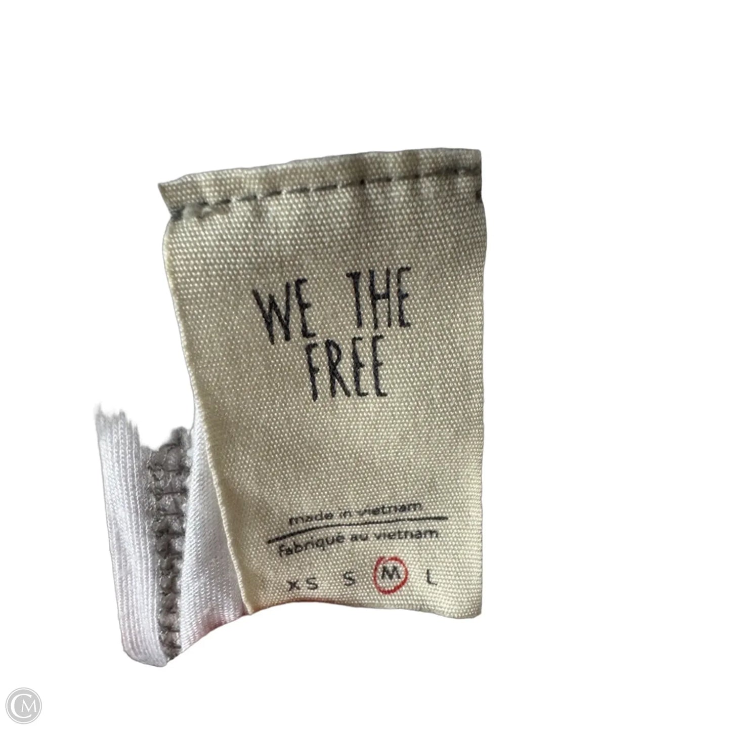 Top Sleeveless By We The Free In Grey & White, Size: M