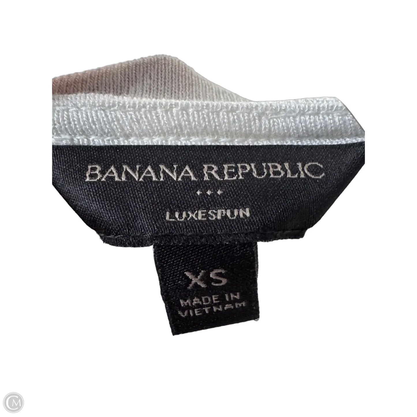 Top Long Sleeve By Banana Republic In White, Size: Xs