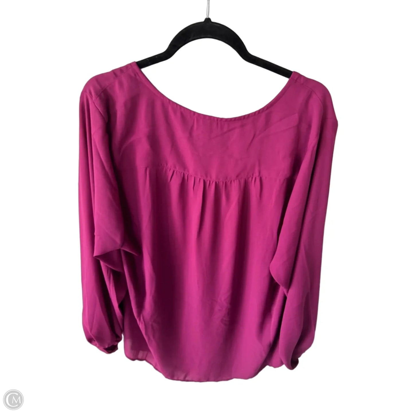 Top Long Sleeve By Torrid In Purple, Size: 2x