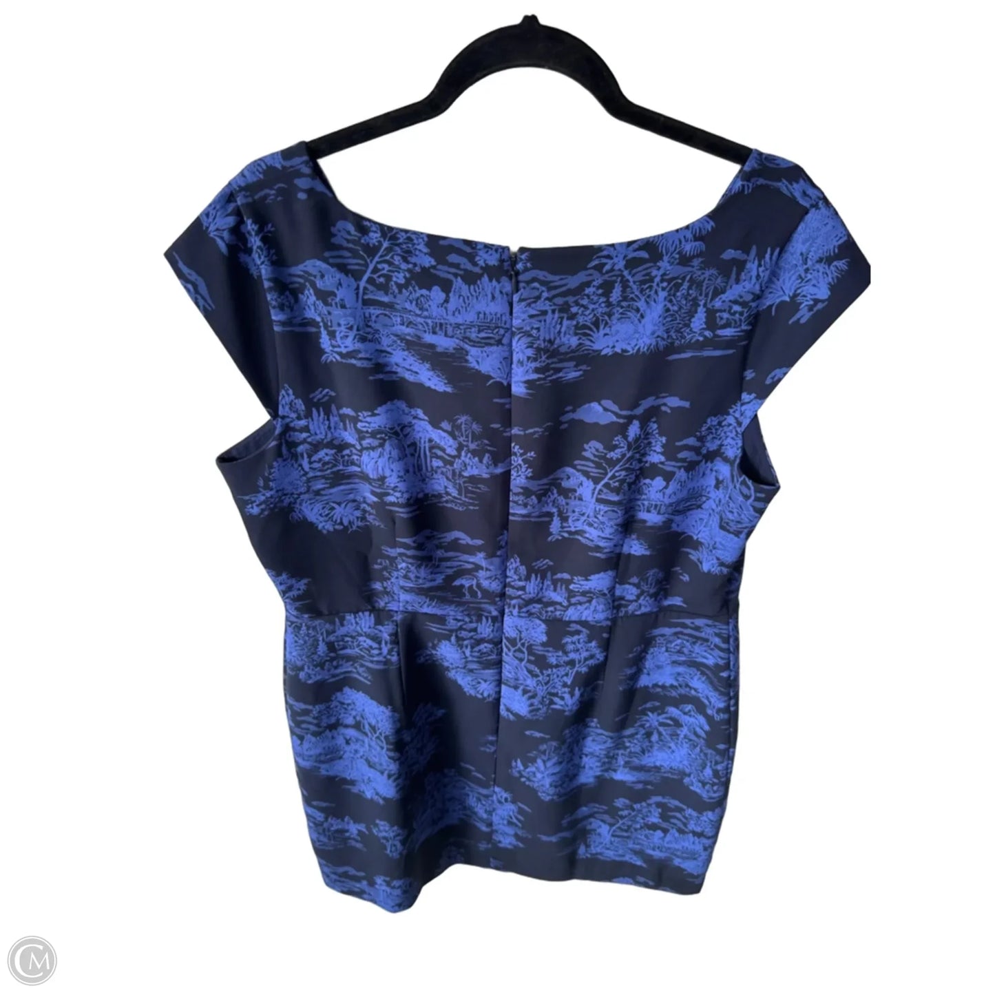 Dress Work By Ann Taylor In Blue, Size: Xlp