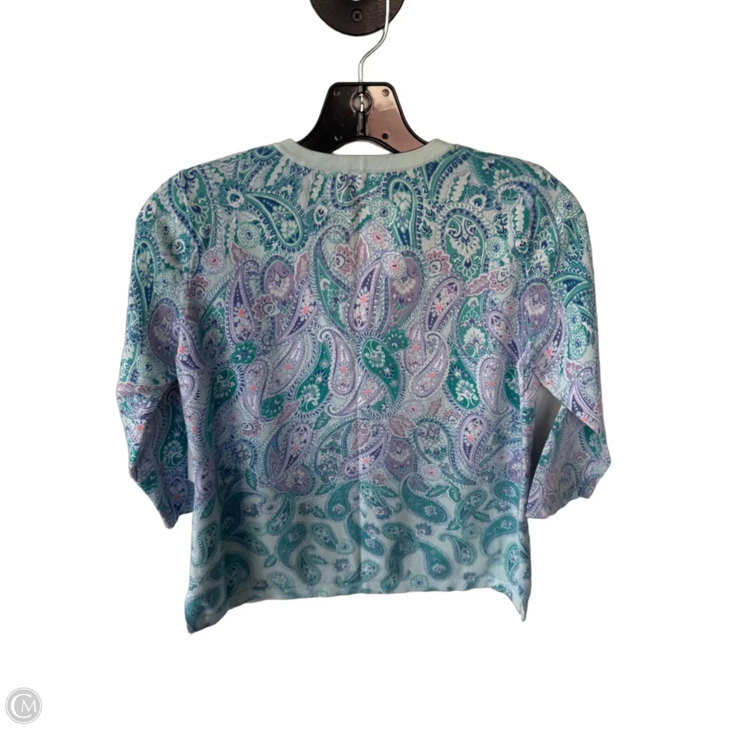 Sweater By Talbots In Blue & Purple, Size: Sp