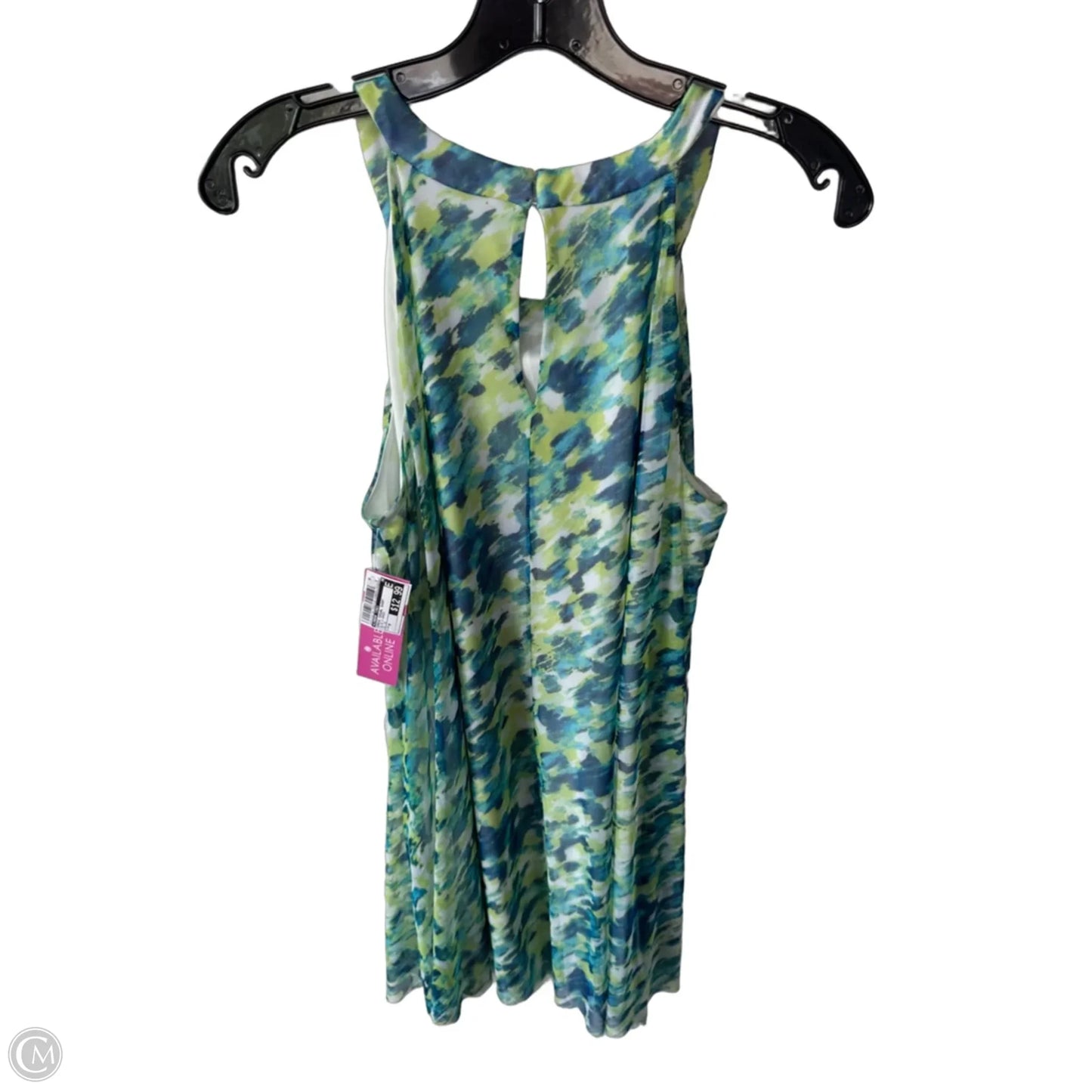 Dress Casual Short By London Times In Blue & Green, Size: M