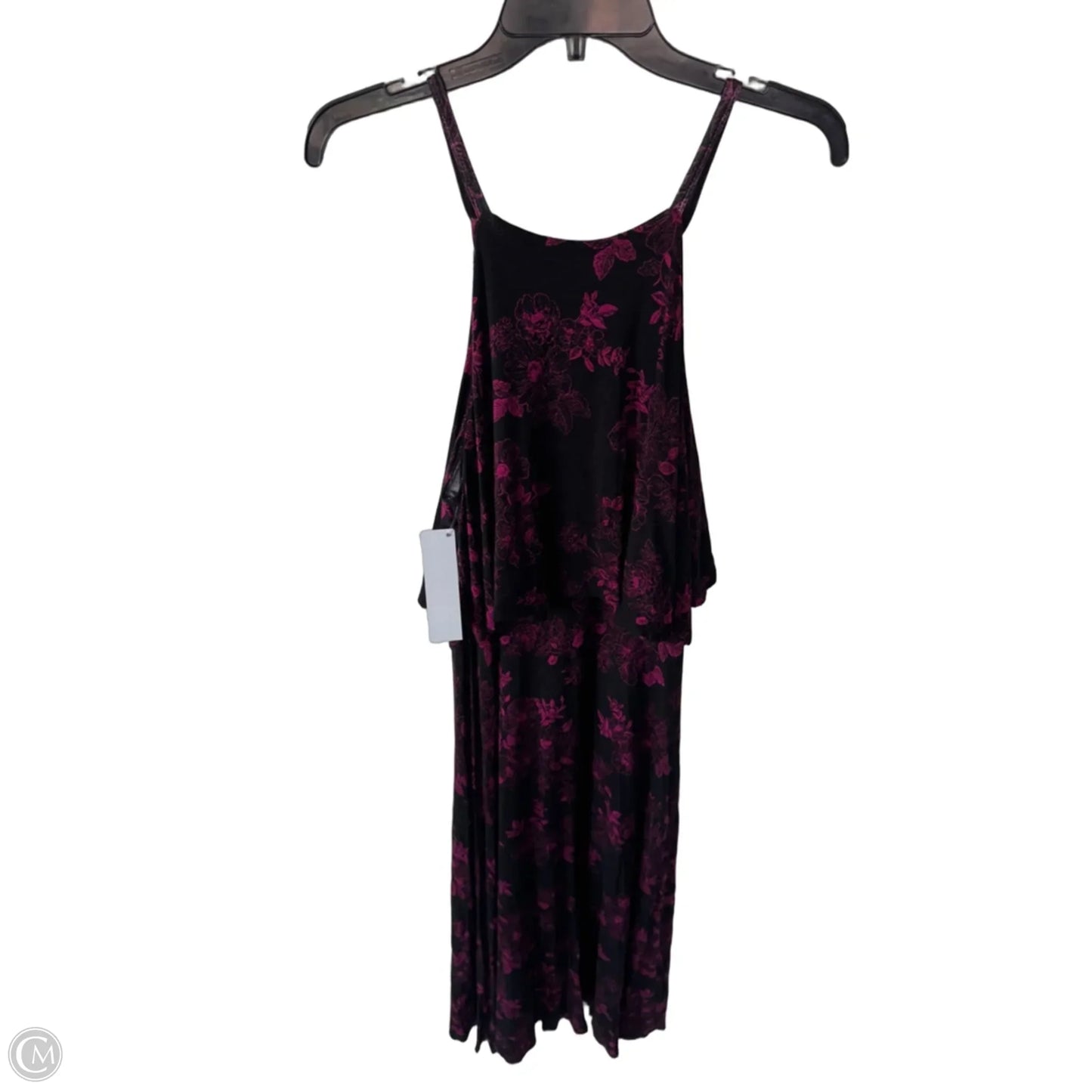 Dress Casual Maxi By Torrid In Black & Purple, Size: 1x