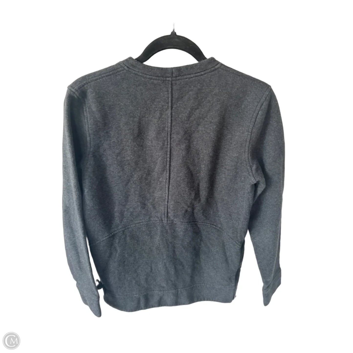 Athletic Sweatshirt Crewneck By Lululemon In Grey, Size: S