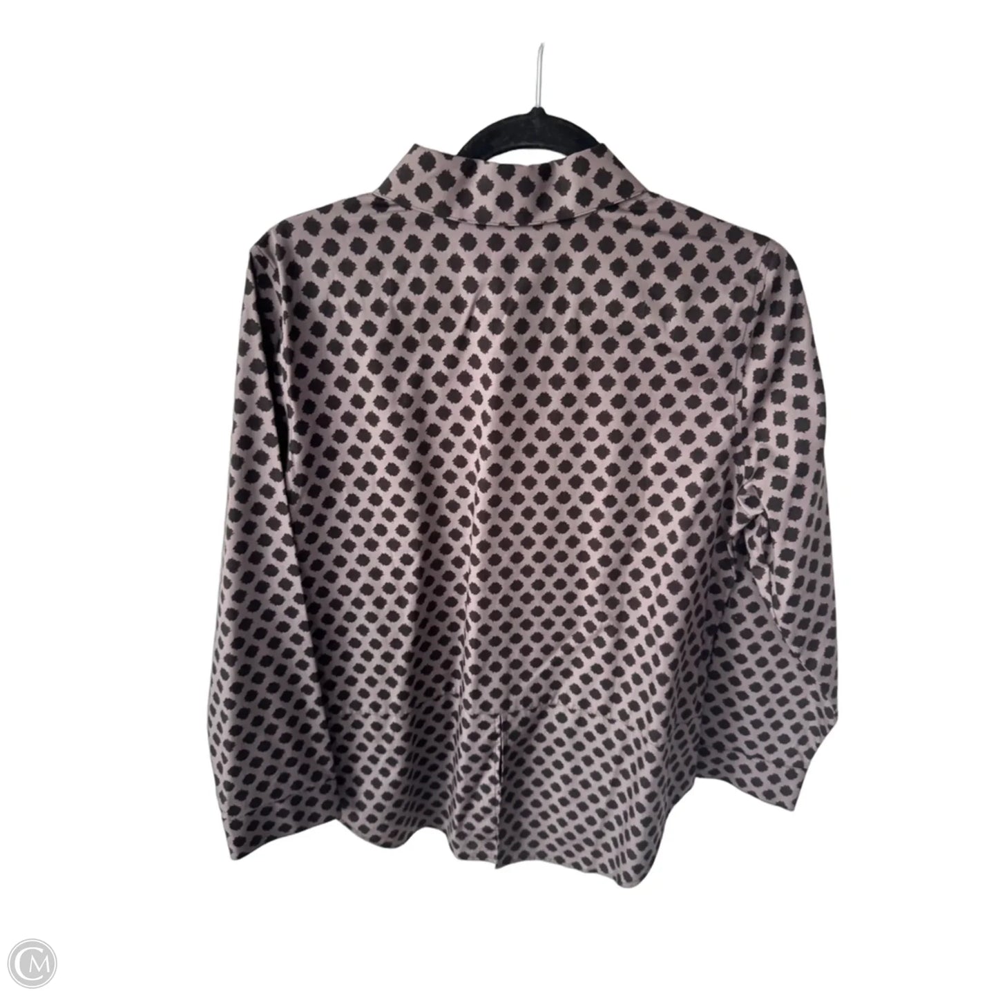 Top Long Sleeve By Chicos In Brown, Size: M