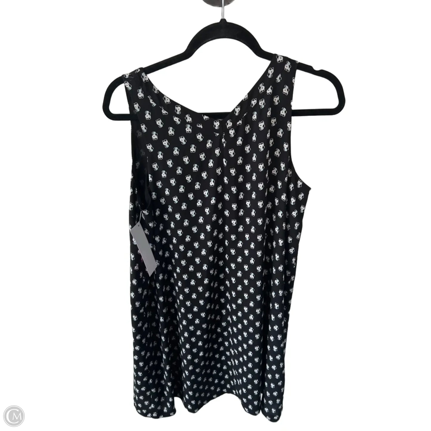 Dress Work By Loft In Black & White, Size: M