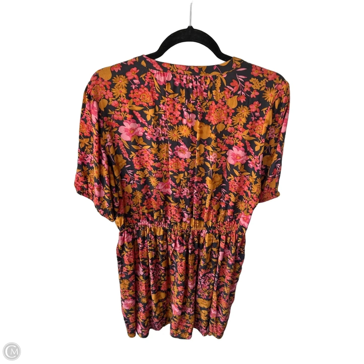 Dress Casual Short By Loft In Grey & Pink, Size: M