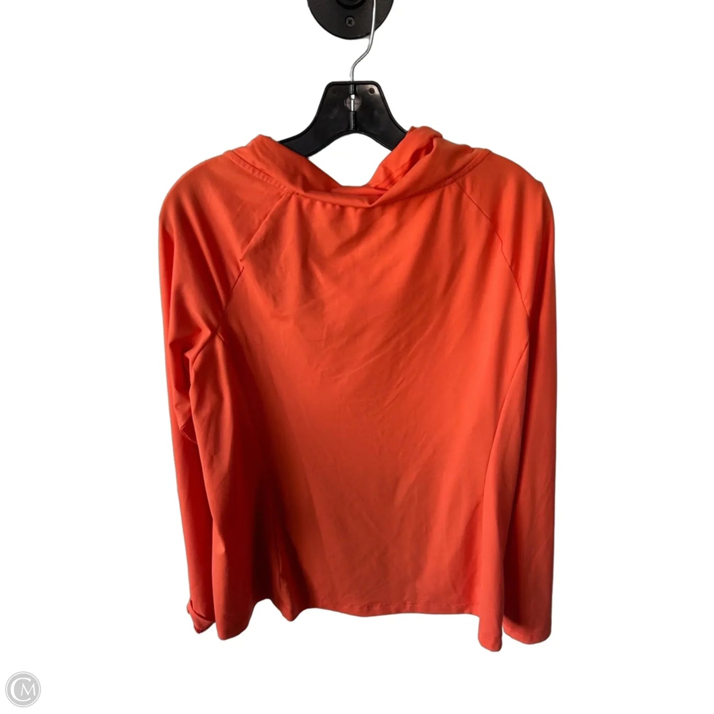 Athletic Top Long Sleeve Collar By Arctaryx In Orange, Size: L